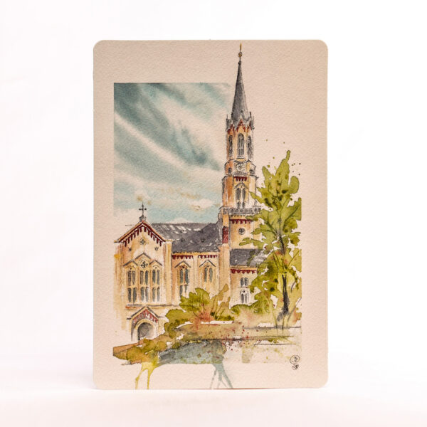 Postkarte Eibenstocker Stadtkirche